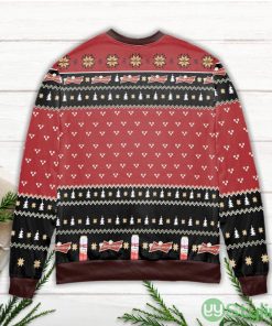 Ain't No Laws When You're Drinking Budweiser With Claus Ugly Christmas Sweater Product Photo 3