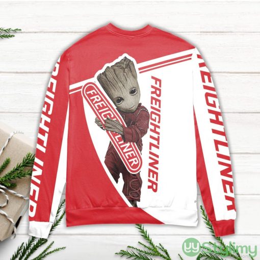 Baby Groot & Freightliner Ugly Christmas Sweater White Product Photo 3