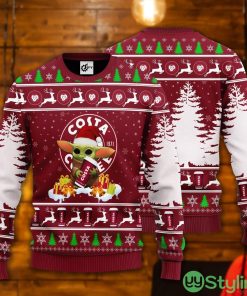 Baby Yoda Hug Costa Ugly Christmas Sweater Product Photo 1
