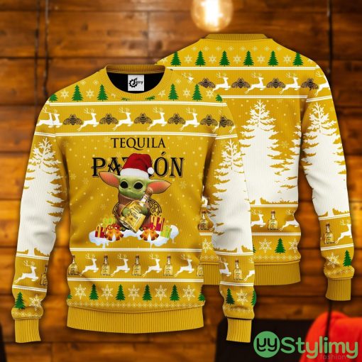 Baby Yoda Hug Patr’N Ugly Christmas Sweater Product Photo 1