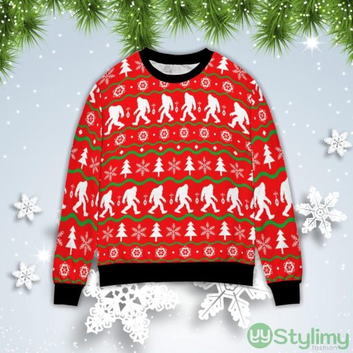 Bigfoot Christmas Gift Ugly Christmas Sweater