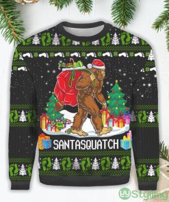 Bigfoot Santasquatch Christmas Gift Ugly Christmas Sweater Product Photo 1