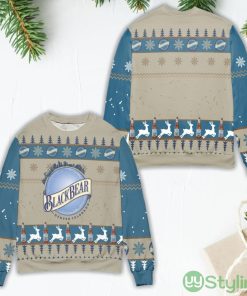 Blue Moon Brewery Reindeer & Snowflake Pattern Ugly Christmas Sweater Product Photo 1