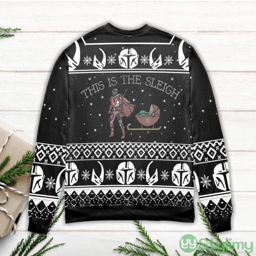 Boba Fett Baby Yoda Star Wars This Is The Sleigh Ugly Christmas Sweater