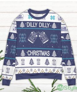 Bud Light Dilly Dilly Christmas Ugly Christmas Sweater Product Photo 2