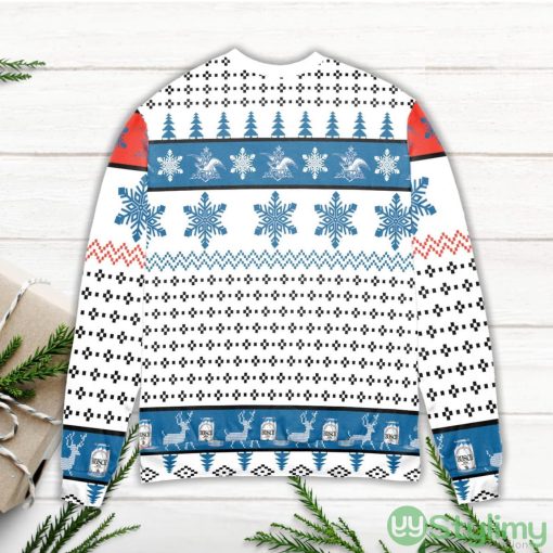 Busch Beer Reindeer Snowflake Pattern Ugly Christmas Sweater Product Photo 3