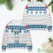 Busch Beer Reindeer Snowflake Pattern Ugly Christmas Sweater Product Photo 2