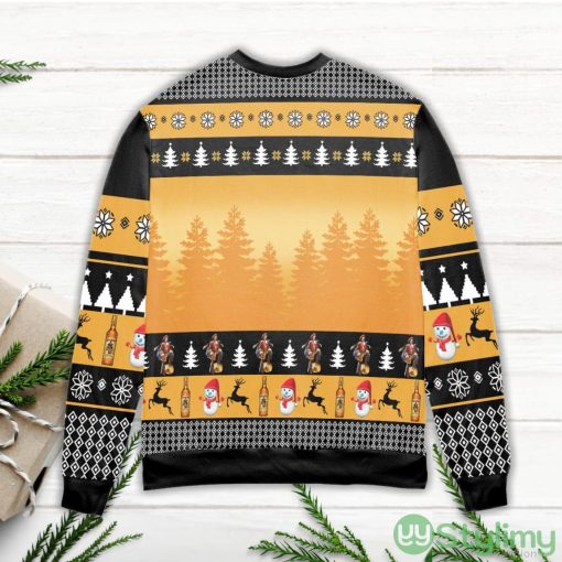 Captain Morgan Drinker Bells Drinking All The Way Ugly Christmas Sweater