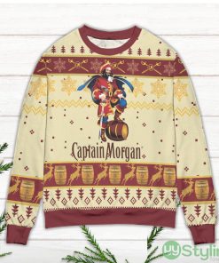 Captain Morgan Logo Christmas Pattern Ugly Christmas Sweater Product Photo 2