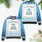 Catalina Wine Mixer Reindeer Snowflake Pattern Ugly Christmas Sweater Product Photo 2