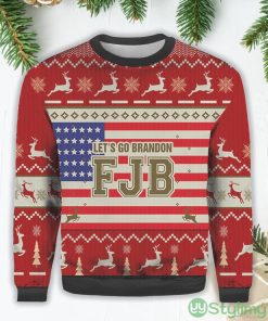 Christmas FJB Let's Go Brandon Ugly Christmas Sweater Product Photo 1