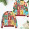 Christmas Holiday With Golden Retriever Ugly Christmas Sweater Product Photo 2