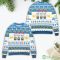 Corona Extra Beer Logo Christmas Pattern Blue Ugly Christmas Sweater 5 Corona Extra Beer Logo Christmas Pattern Blue Ugly Christmas Sweater Product Photo 2