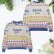Corona Light Beer Snowflake Pattern Ugly Christmas Sweater 5 Corona Light Beer Snowflake Pattern Ugly Christmas Sweater Product Photo 2