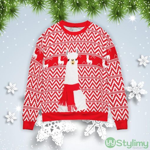 Cute Llama Christmas Gift Ugly Christmas Sweater