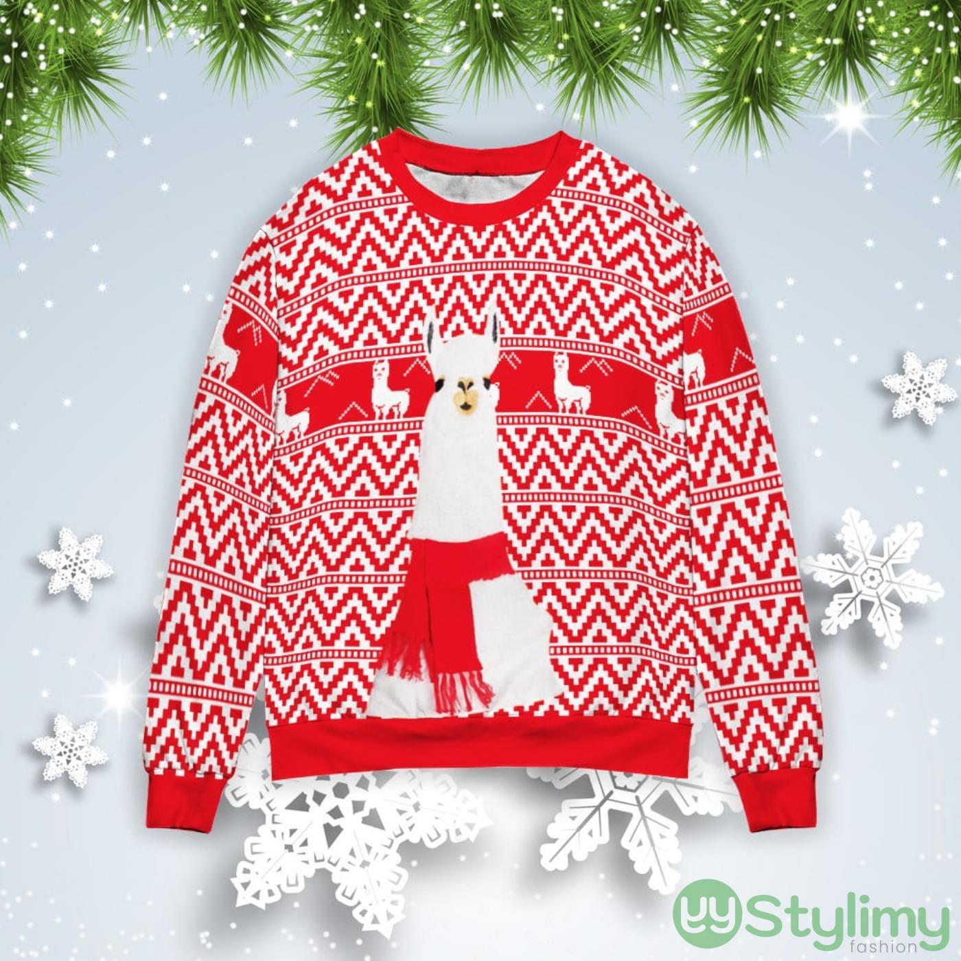 Cute Llama Christmas Gift Ugly Christmas Sweater 2 Cute Llama Christmas Gift Ugly Christmas Sweater Product Photo 1