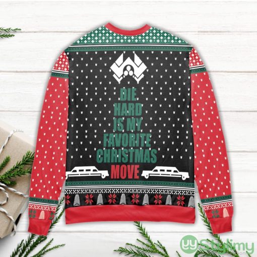 Die Hard Is My Favorite Christmas Move Nakatomi Plaza Ugly Christmas Sweater Product Photo 3