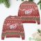 Dr. Pepper Reindeer & Pine Tree Pattern Ugly Christmas Sweater Product Photo 2