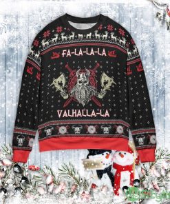 Falalala Valhallala Viking Christmas Gift Ugly Christmas Sweater Product Photo 1