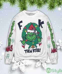 Fck Them Kidz Christmas Gift Ugly Christmas Sweater Product Photo 1