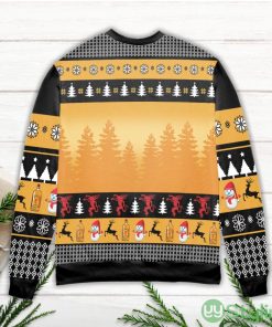 Fireball Cinnamon Whisky Drinker Bells Drinking All The Way Ugly Christmas Sweater Product Photo 3