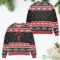 Fireball Red Hot Whisky Snowflake Ugly Christmas Sweater Red Product Photo 2