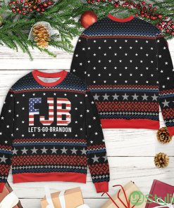 FJB Let’s Go Brandon Ugly Christmas Sweater Product Photo 3