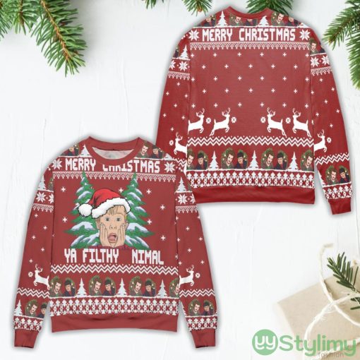 Home Alone Merry Christmas Ya Filthy Nimal Ugly Christmas Sweater Product Photo 1