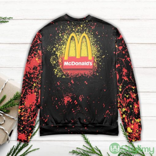 Jason Voorhees And Michael Myers Mc Donald's Ugly Christmas Sweater Product Photo 3
