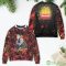 Jason Voorhees And Michael Myers Mc Donald's Ugly Christmas Sweater 6 jason voorhees and michael myers mc donalds ugly christmas sweater 1