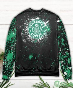 Jason Voorhees Drinking Starbucks Ugly Christmas Sweater Product Photo 2