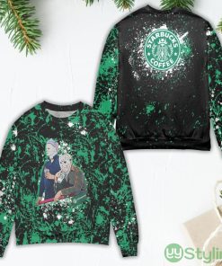 Jason Voorhees Drinking Starbucks Ugly Christmas Sweater Product Photo 1