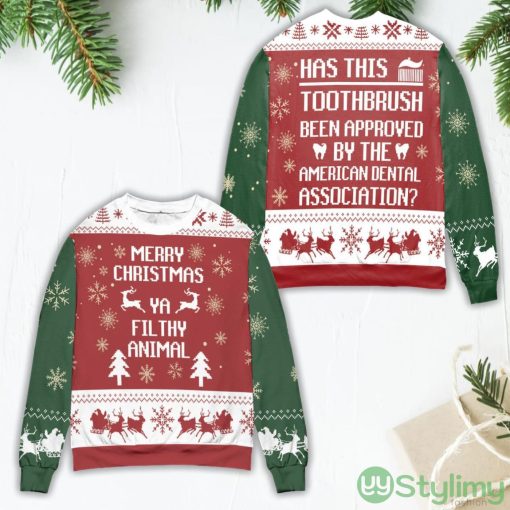 Merry Christmas Ya Filthy Animal Ugly Christmas Sweater