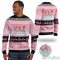 My Christmas Wish Is A Cure Breast Cancer Awareness Ugly Christmas Sweater Product Photo 2