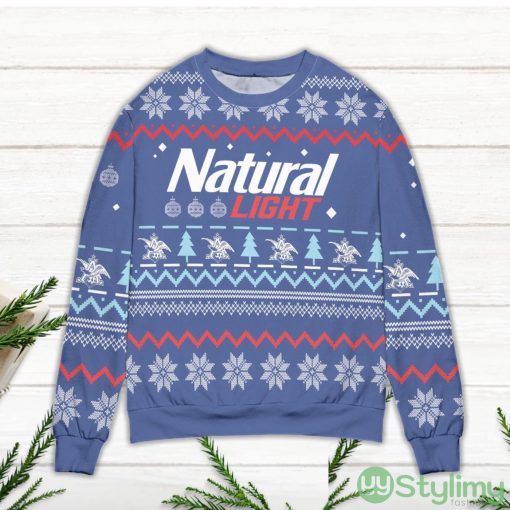 Natural Light Snowflakes Pattern Ugly Christmas Sweater