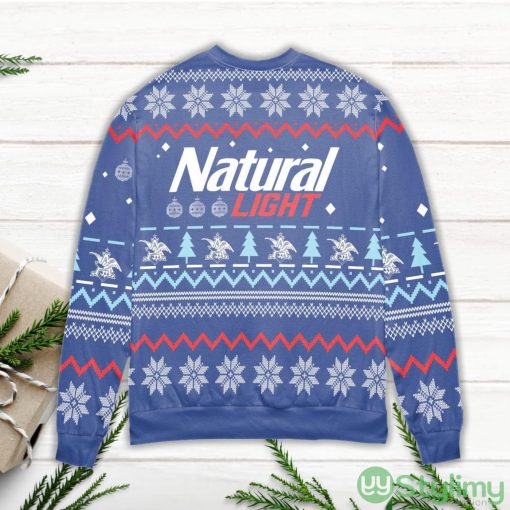 Natural Light Snowflakes Pattern Ugly Christmas Sweater