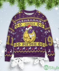 Omega Psi Phi Christmas Gift Ugly Christmas Sweater Product Photo 1