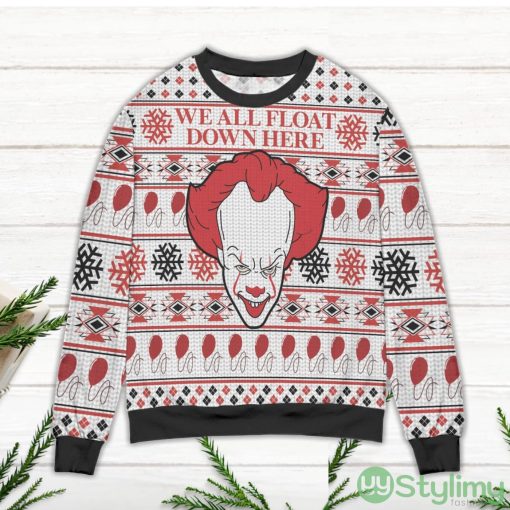 Pennywise We All Float Down Here Ugly Christmas Sweater