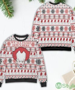 Pennywise We All Float Down Here Ugly Christmas Sweater Product Photo 1