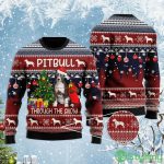 Pitbull Through The Snow Christmas Gifts Ugly Christmas Sweater 3 Pitbull Through The Snow Christmas Gifts Ugly Christmas Sweater Product Photo 1