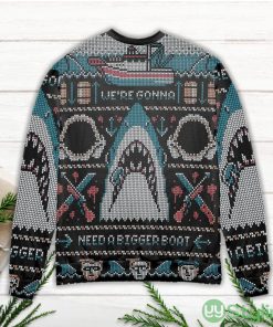 Pixel Jaws We're Gonna Need A Bigger Boat Ugly Christmas Sweater Product Photo 3