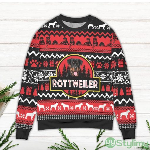 Rottweiler Dog Ugly Christmas Sweater