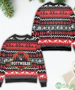 Rottweiler Dog Ugly Christmas Sweater Product Photo 1