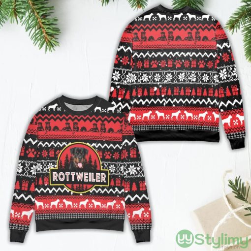 Rottweiler Dog Ugly Christmas Sweater