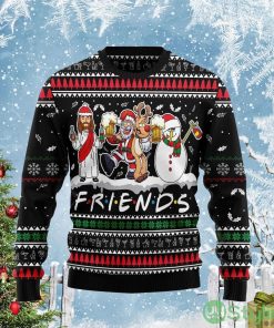 Santa Claus Jesus Friends Cute Christmas Gift Ugly Christmas Sweater Product Photo 1