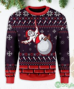 Santa Cyrus Ugly Christmas Sweater Product Photo 1