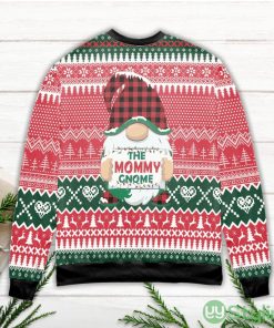 Santa My Mommy Gnome Ugly Christmas Sweater Green Product Photo 3