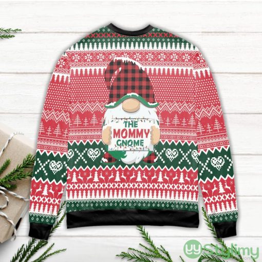 Santa My Mommy Gnome Ugly Christmas Sweater Green