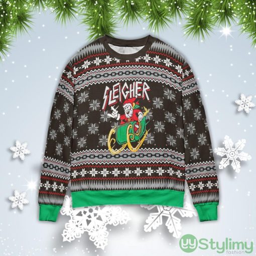 Santa Sleigher Christmas Gift Ugly Christmas Sweater