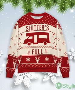 Shitter’s Full Christmas Gift Ugly Christmas Sweater Product Photo 1